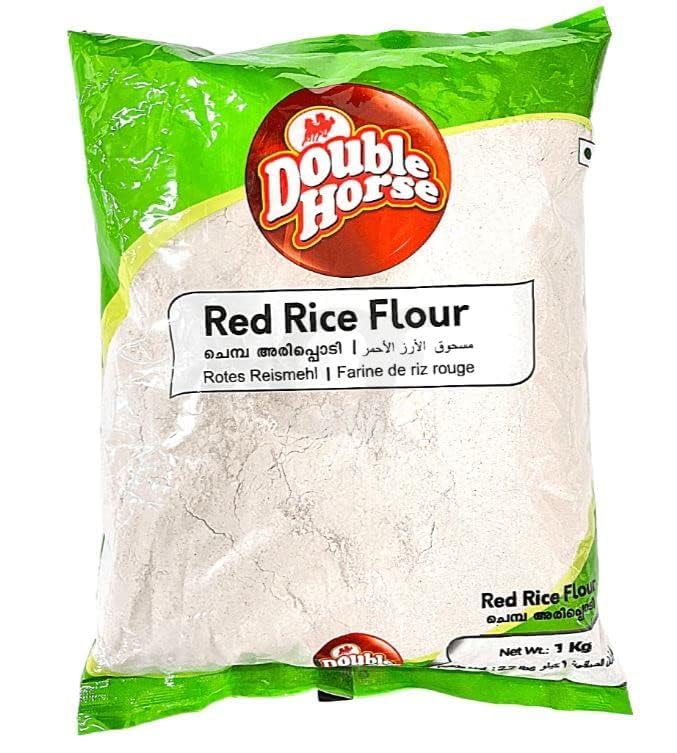 Red Rice Double Double Horse Red Rice Powder (Chemba Flour) 1 kg - Grocerywala