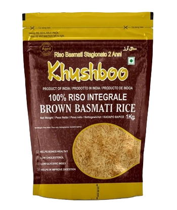 Khushboo Extra Long Brown Basmati Rice 1 kg