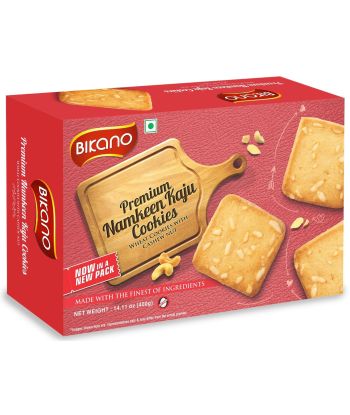 Bikano Premium Cookies Namkeen Kaju 400g