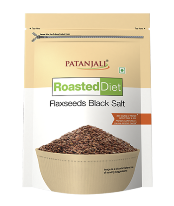 Patanjali Roasted Diet-Flaxseed Black Salt 150 Gm